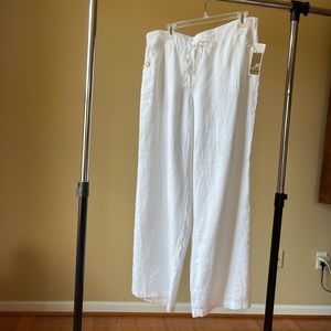 NWT JM Collection Linen Pants